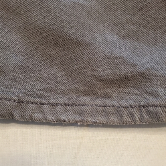 Levi's 505 Gray Jeans Denim Red Tab Regular Fit Straight Leg 40x30 Gray Patch - Picture 7 of 8